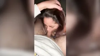 Horny College Girl Can't Stop Sucking On My Dick