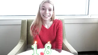 She Just Turned 18 And Is Sucking Dick On Video