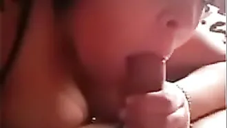 Busty Milf Takes Care Of My Dick With Her Pretty Mouth