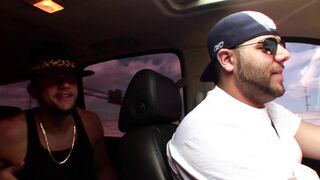 Girl Gives A Guy A Blowjob In The Car Before They Get Home And Fuck