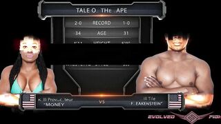 Muscular Kelli Provocateur Loses To Black Stud At Evolved Fights