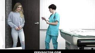 Cute Babe Harlow West Gets Special Treatment From Perv Doctor And Nurse