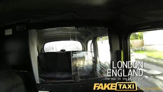 Faketaxi Blonde Takes On Old Cock