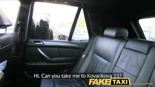 Faketaxi Blonde With Glasses Gets Talked Into Sex Tape