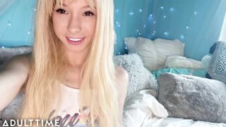 Adult Time Petite Blonde Kenzie Reeves Solo Fun With Toys