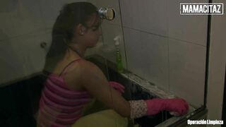 Mamacitaz - Latina Cleaning Lady Camila Marin Puts Her Wet Pussy To Good Use