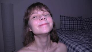 Messy Facials Compilation By Cute Amateur Slut Hiyouth - Hottest Cum In Mouth + Cumplay