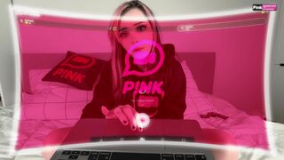 Bumped Into Her Stepbrother In A Video Chat Room And Cum On Him (Episode 1) - Pinkloving