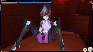 3D Hentai Overwatch Widow Masturbation Orgasm