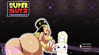 Super Slut Z Tournament [Hentai Parody Game] Ep.9 Crazy Ahegao Face While Fucking Master Roshi