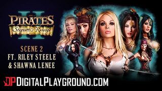 Digitalplayground - Worlds Best Porn Parody Pirates, Hot Blonde Threesome