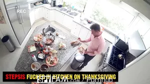 Spyfam Step Sis Fucked In The Kitchen On Thanksgiving