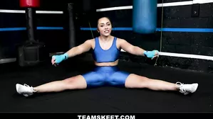 Fat Ass Does Kickboxing And Fucking