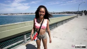 Real Teens - Black Teen Scarlit Scandal Fucked During Casting