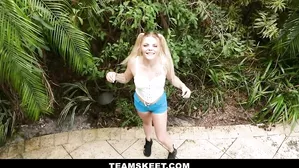 Petite Cute Baby Karma With Swimsuit And Pigtails Gets Fucked