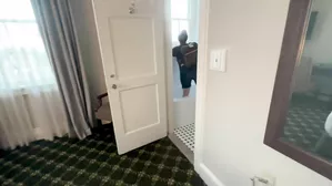 Stepmom Shares Bed In Hotel And Fucks Stepson