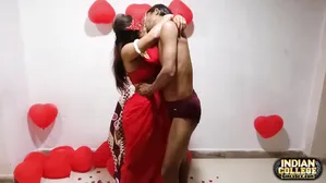 Valentines Day Porn Videos - Indian College Girl Valentines Day Hot Sex With Lover