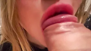 Feel My Suction Power And Cum In My Mouth - Close Up Blowjob