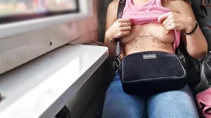 I Flash My Tits In Public On The Train