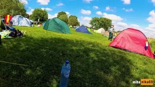 Very Risky Sex In A Crowded Camping Amsterdam & Public Pov By Mihanika69