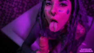 Sex In Ultraviolet' Blowjob - Part One _ Marseline_Nigonika Top Porn 2022