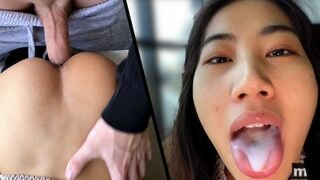 I Swallow My Daily Dose Of Cum - Asian Interracial Sex By Mvlust