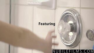 Nubilefilms - Hot Shower Sex With Leah Gotti