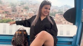 Outdoor Blowjob & Ride To My Stepbrother's Best Friend While Riding The Cable Car In My City