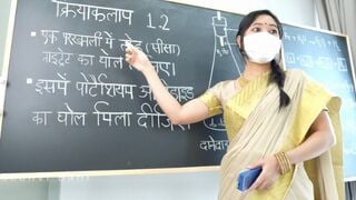 Desi Teacher Was Teaching Her Virgin Student To Hardcore Fuck In Class Room (Hindi Drama)