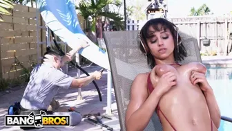 Big Tits Latin Goddess Marilyn Mansion Fucked Poolside By Bruno Dickemz