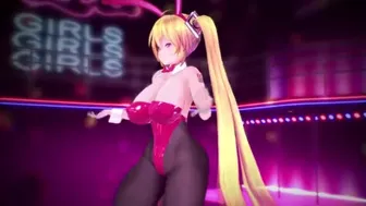 Mmd R18 Bunny Miku Work As Stripper And Serve Cold Beer While Twerking 3D Hentai