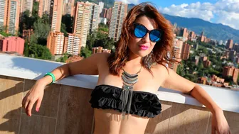 Colombian Babe Lives Out Her Fantasy