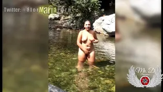 Masturbating In The River, Outdoors In A Public Place