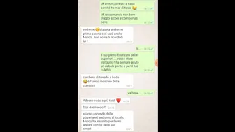 Cuckold Scopre Tradimento Moglie Milf Zoccola Su Whatsapp Mentre Lei È Al Club Dialogo Italiano