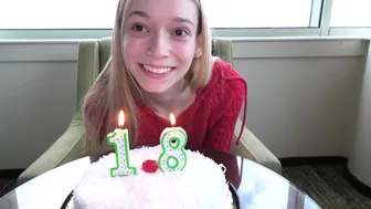 Very Petite Blonde Has Just Turned 18 And Is Making Her Porn Debut