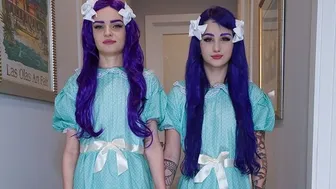 Come Play With Us! Evil Twinning Stepsis Suck Me Off