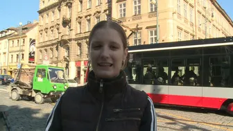 Busty Beauty Fucks In The Prague Centre