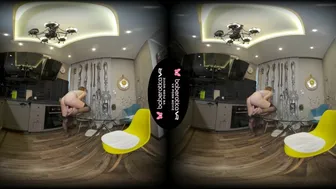 Solo Babe, Candy Red Masturbates In The Kitchen, In Vr