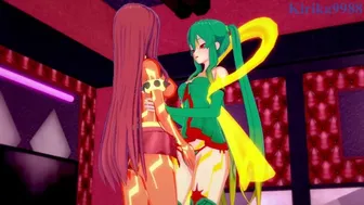 Personified Rayquaza And Groudon Engage In Intense Lesbian Play - Pokémon Hentai