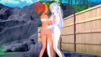 Personified Ho-Oh And Lugia Engage In Intense Lesbian Play - Pokémon Hentai