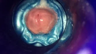 Alien Fleshlight Internal View Of My Super Wet Self Lubricated Precum Dick Pov