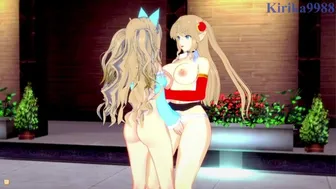 Neige Hausen And Amari Aquamarine Engage In Intense Lesbian Play - Super Robot Wars Og & X Hentai