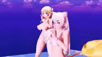 【Mmd】Chaika Neko & Sena Sexy & Astrea Macne Set【R-18】