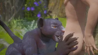 Black Panther Mating With Teen Guy / Wild Life