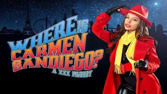 Busty April Olsen As Villain Carmen Sandiego Handcuffs And Fucks You Vr Porn