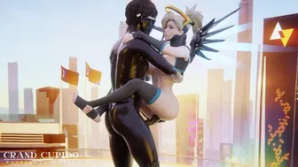 [Blacked] Mercy Fuck On The Roof [Grand Cupido](Overwatch)