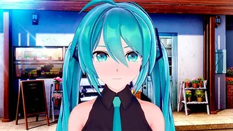 Hatsune Miku Sex With A Beautiful Girl. (3D Hentai)