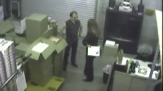 Couple Having Blowjob At Warehouse