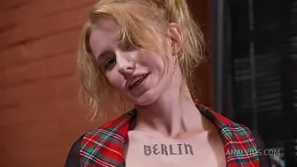 Skinny Babe Berlin Was Punished! Daddy's Back… Nrx140