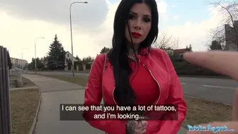 Big Tits And Tattoos Fucked Outside